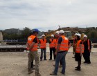 Περιοδεία στο εργοτάξιο του υποθαλάσσιου αγωγού νερού στην Αίγινα