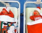 Έντυσαν τα νεογέννητα Αϊ Βασίληδες για τις γιορτές σε νοσοκομείο