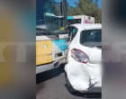 Τροχαίο στη λεωφόρο Συγγρού – Αστικό λεωφορείο συγκρούστηκε με δύο αυτοκίνητα