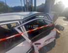 Τροχαίο στην Αθηνών – Σουνίου: Αυτοκίνητο εξετράπη της πορείας του και καρφώθηκε σε τοίχο