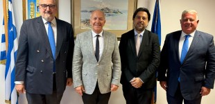 Eπίσκεψη του Προεδρείου του Ναυτικού Επιμελητηρίου Ελλάδος στον Υφυπουργό Ναυτιλίας Στέφανο Γκίκα