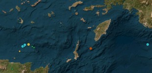 Σεισμός στη Ρόδο – Δόνηση 3,6 βαθμών της κλίμακας Ρίχτερ ανοιχτά του νησιού