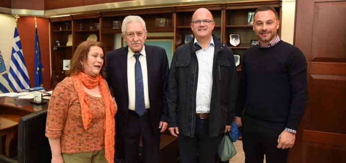 Ευρωπαίοι εκπρόσωποι της Κοινοβουλευτικής Συνέλευσης Γαλλοφωνίας στο YNA