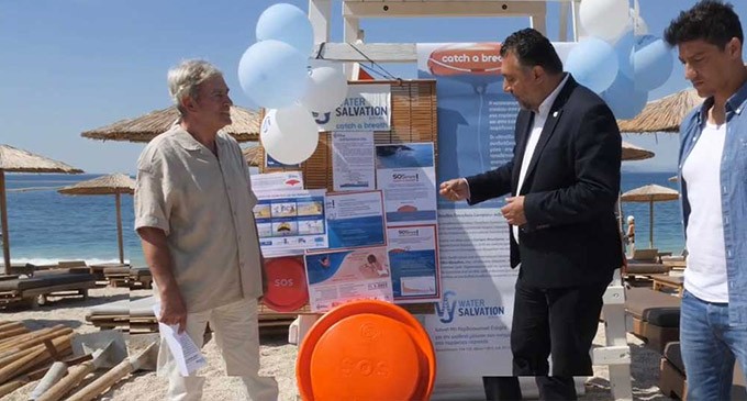 Παλαιό Φάληρο: Πλωτήρες ανάπαυσης “Catch a breath” για την πρόληψη θαλάσσιων ατυχημάτων