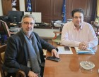 Συνάντηση Δημάρχου Αγίου Δημητρίου Σ. Μαμαλάκη  με τον Αναπληρωτή Υπουργό Εσωτερικών Θ. Λιβάνιο