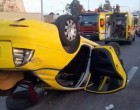 Δραπετσώνα: Τροχαίο με ανατροπή δύο οχημάτων και τρεις τραυματίες